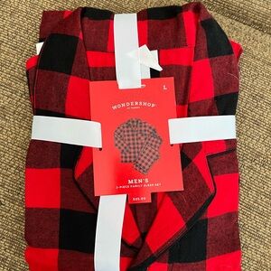 Wondershop Red and Black Plaid Pajama Set